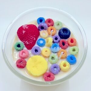 9 oz 3 Wick Frooty Loops Candle Bowl